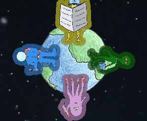 Screenshot of The Time Game, a multiplayer card game