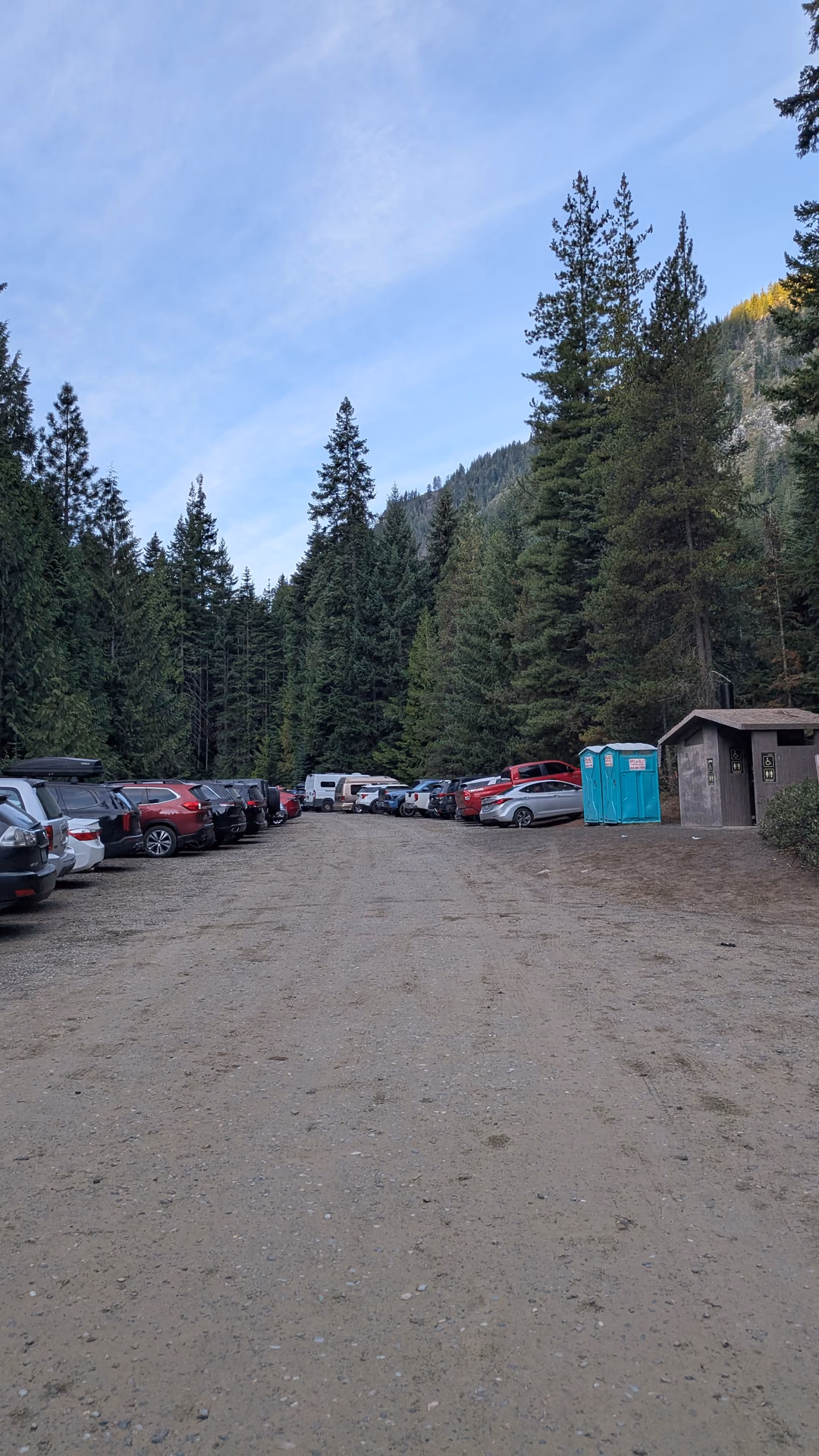 Full parking lot at 6:30am