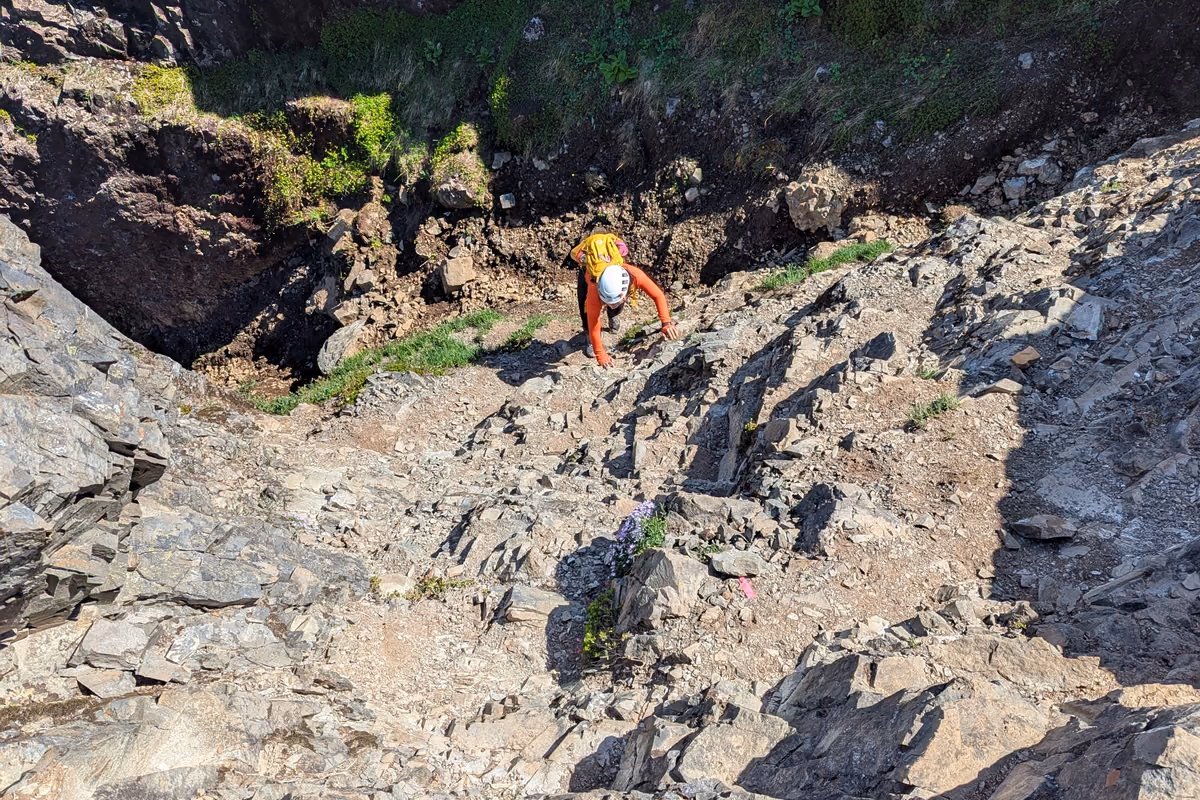 The final crux before a plateau