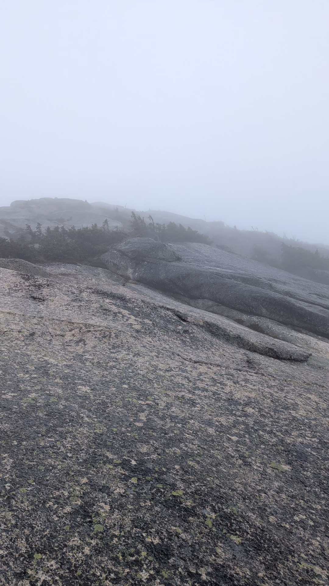 Looking up at Yak, slick slabs suck
