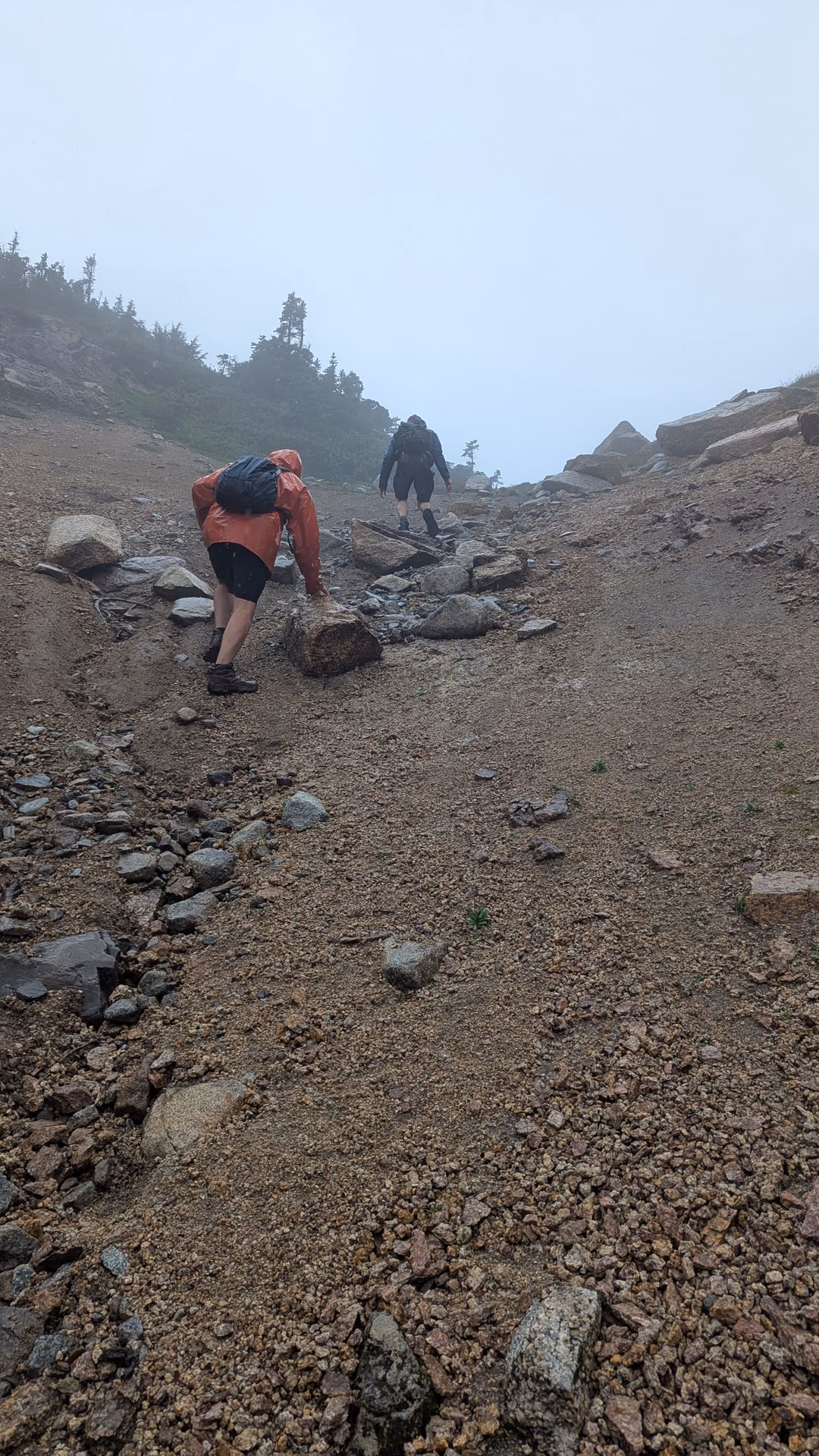 Filthy scree slope, bugger off!